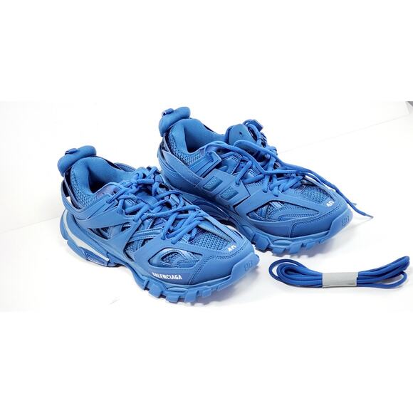RRP$1042 BALENCIAGA Track Sneakers US7 UK6 EU40 Blue LED Monocolor main image 16